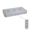 Contours Vibes 2-Stage Soothing Vibrations Crib Mattress and Toddler Mattress - White - 4 of 4