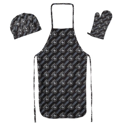 NFL Las Vegas Raiders Apron, Mitt, Hat Grill Tool Set - 3pc