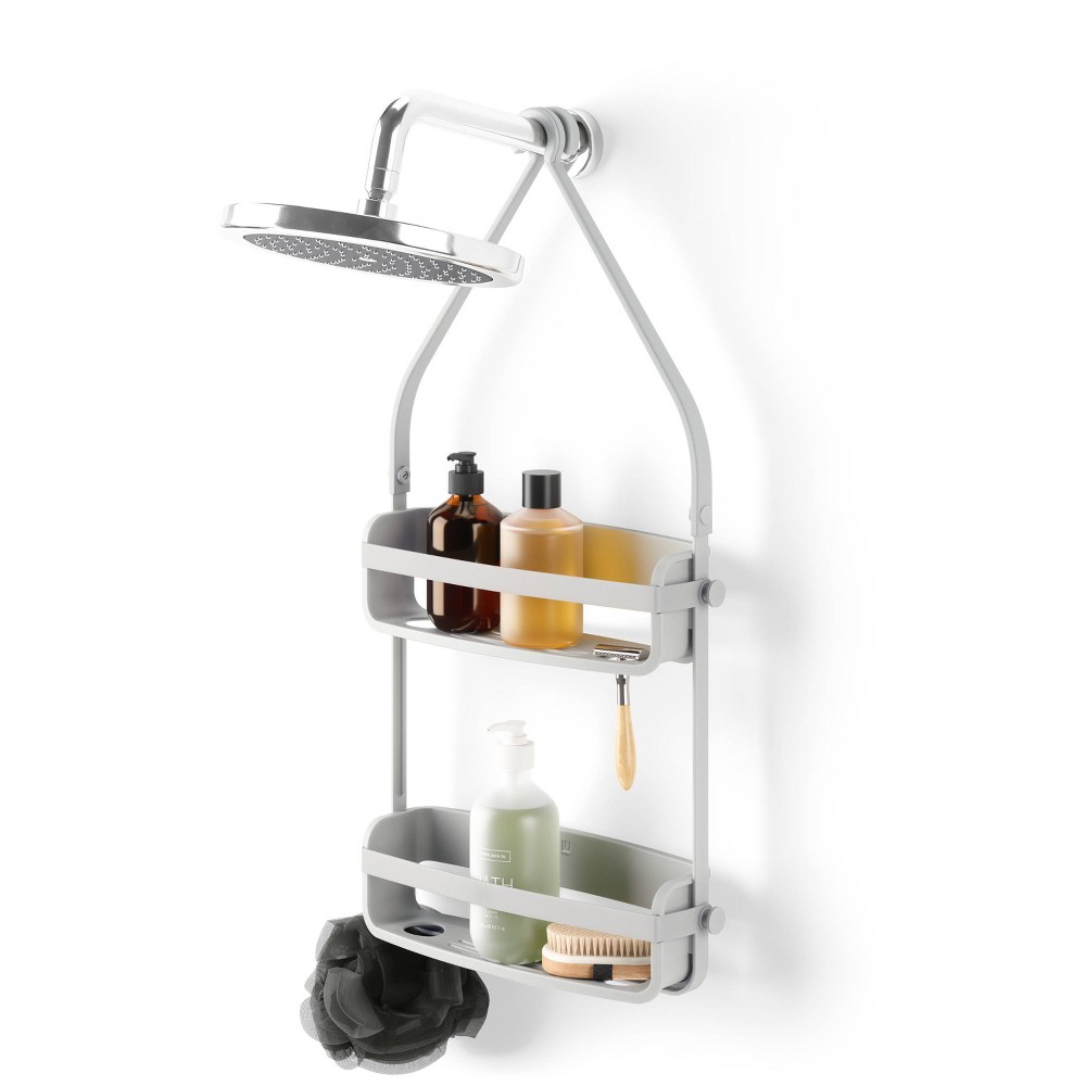 Photos - Bathroom Cabinet Umbra Flex Shower Caddy Gray 