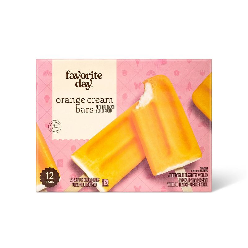 Orange Cream Ice Cream Bars - 30oz/12ct - Favorite Day&#8482;, 1 of 4