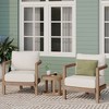 VYNXARIA 3-Piece Acacia Wood Patio Set - Stylish Outdoor Furniture for Relaxation - 2 of 4