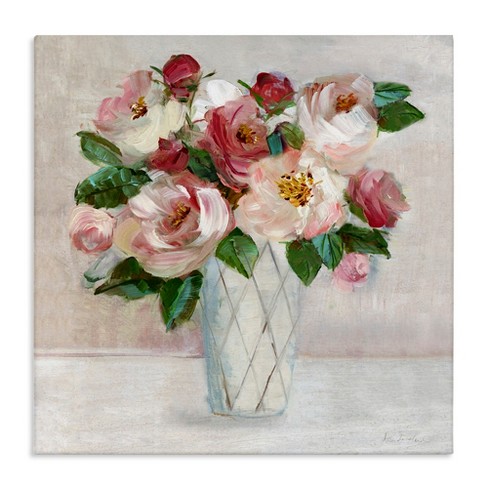 Stupell Industries Pink & Red Rose Bouquet, 17" x 17" - image 1 of 4