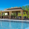Erommy 12' x24' Hardtop Gazebo Aluminum Frame Gazebo with Galvanized Steel Double Roof - 2 of 3