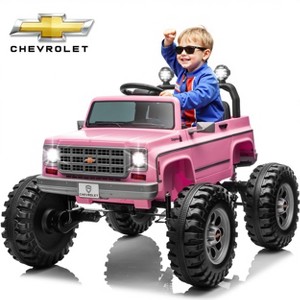 Joyracer Chevrolet 24V 4WD 2-Seater Ride On Truck for Kids, Electric Ride On Toys Cars with 7Ah Battery, Remote Control & MP3 - 1 of 4