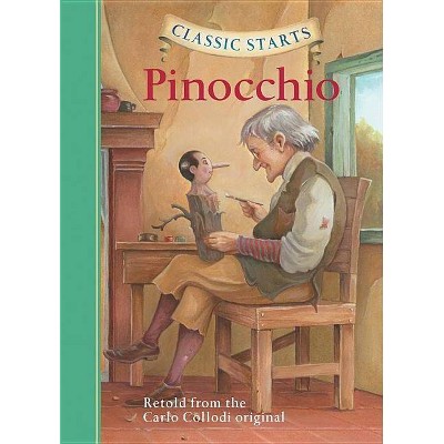 Classic Starts(r) Pinocchio - by  Carlo Collodi & Jakob Grimm & Wilhelm Grimm (Hardcover)