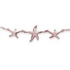 SHINE by Sterling Forever Sterling Silver Triple Starfish Bracelet - 3 of 3