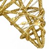 National Tree Company 9" PreLit Gold Glitter Wire Star Tree Topper with 30 Dual Color LED lights - 4 of 4