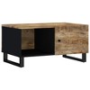 vidaXL Coffee Table 31.5 in.x19.7 in.x15.7 in. Solid Wood Mango&Engineered Wood - 2 of 4