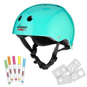 Wipeout Dry Erase Kids' 8+ Helmet - Teal - 1 of 4