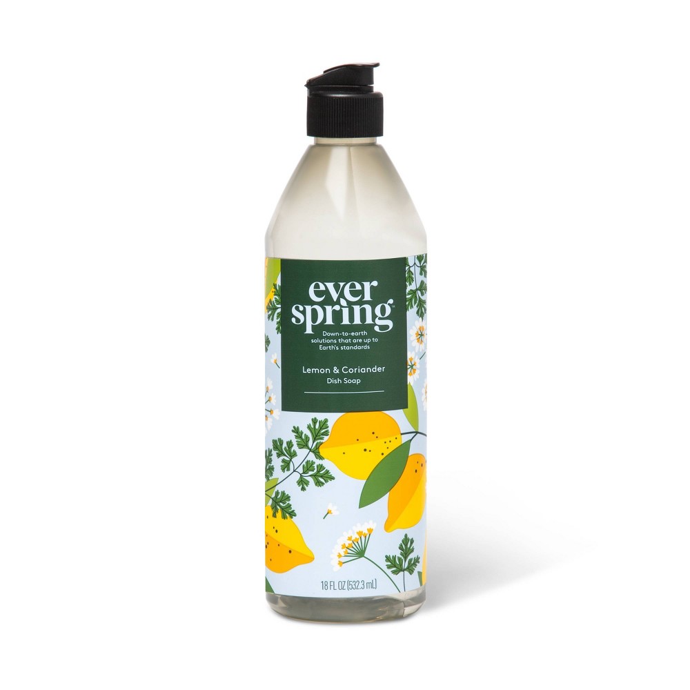 Dish Soap - Lemon & Coriander - 18 fl oz - Everspring