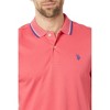 U.S. Polo Assn. Men's Slim Fit Solid Tipped Interlock Polo Shirt - 3 of 3