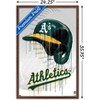 Trends International MLB Oakland Athletics - Drip Helmet 22 Framed Wall Poster Prints - 3 of 4