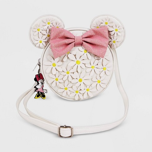 Girls' Disney Minnie Mouse Crossbody Bag - White - Disney Store - image 1 of 4