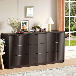 Dresser for Bedroom, 8/9 Drawer Double Dresser, Modern Chest of Drawers for Bedroom, Living Room, Entryway and Closet - 1 of 4