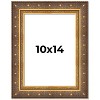 PosterPalooza | Photo Size Museum Gold Picture Frame - UV Acrylic, Foam Board Backing, Hanging Hardware - 2 of 4