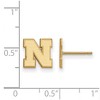 Black Bow Jewelry 10k Yellow Gold Nebraska Cornhuskers NCAA Post Earrings - 2 of 3