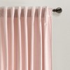 Lush Décor Prima Velvet Solid Light Filtering Back Tab/Rod Pocket Window Curtain Panels Set - 4 of 4