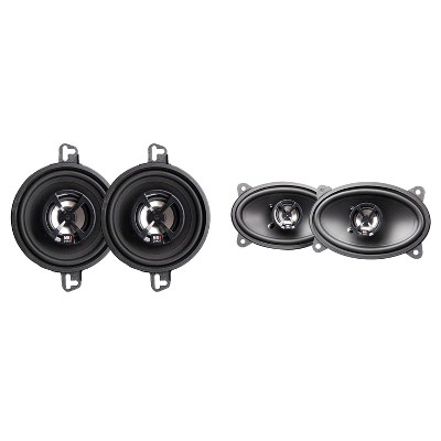 MB Quart Discus DK2-146 4x6 Inch Coax Speakers with DK2-108 3.5 Inch Coax Speakers