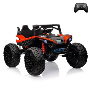 24V 2 Seater UTV Ride On Toys for Kids 3-8, Remote Control Car with 17" Large Tires - 1 of 4