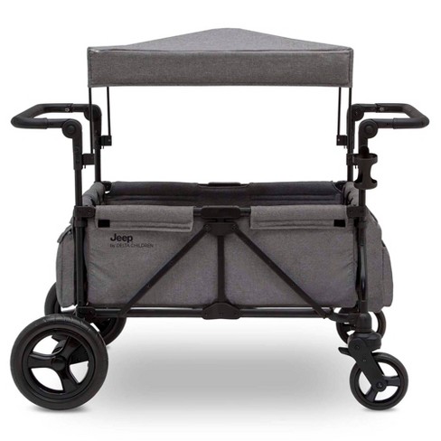 Wagon with car outlet seat adapter