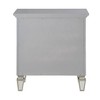 26" Varian Nightstand Silver and Mirrored Finish - Acme Furniture - 3 of 4