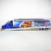 KiNSMART Kenworth T700 Container Truck, 1:68 Scale, Die Cast Metal Model, Blue with Decals, Pullback Action - 4 of 4