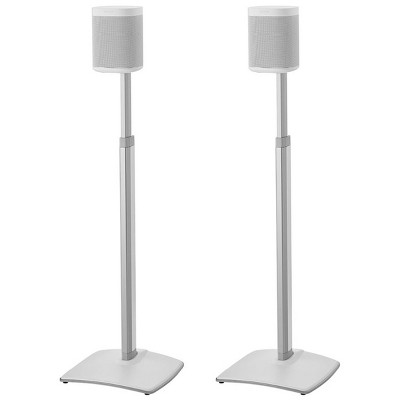 Sanus Adjustable Height Wireless Speaker Stands for Sonos ONE, PLAY:1, and PLAY:3 - Pair