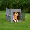 Dakota 283 Canine Rough and Tough Economy Pet Kennel, X-Large, Dark Granite - 4 of 4