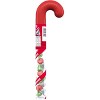 HERSHEY'S Kisses Milk Chocolate Filled Plastic Cane Christmas Candy - 2.24oz - 2 of 4