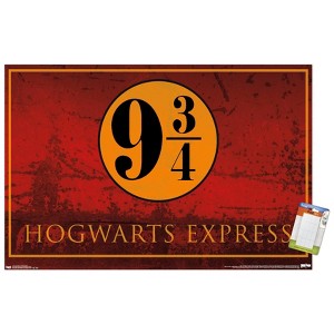 Trends International The Wizarding World: Harry Potter - Hogwarts Express 9 3/4 Unframed Wall Poster Prints - 1 of 4