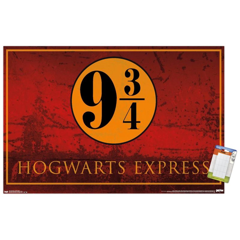 Trends International The Wizarding World: Harry Potter - Hogwarts Express 9 3/4 Unframed Wall Poster Prints, 1 of 7