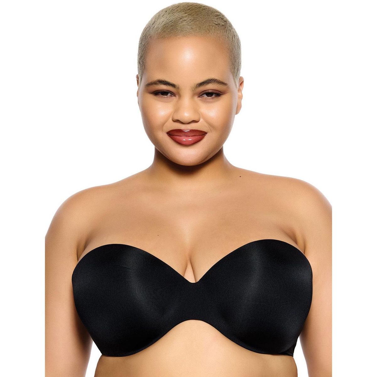Women's Body Luxe Strapless Underwire Bra - Full Coverage, Seamless, Smooth, Secure Fit - Felina