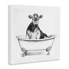Stupell Industries Cow in Bathtub Sketch Canvas Art, 24" x 24" - 2 of 4
