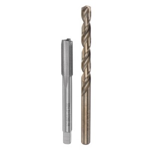 Unique Bargains Cobalt High Speed Steel Straight Flute Twist Drill Bit Tap and Bit Set - 1 of 3