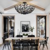 CityFurn 6-Light Modern Farmhouse Black Semi-Flush Mount Ceiling Light for Entryway - 2 of 4