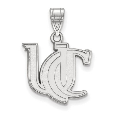 Black Bow Jewelry 14k White Gold Cincinnati Bearcats NCAA Medium Pendant