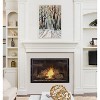 Kate & Laurel All Things Decor Sylvie Vermont Framed Canvas Wall Art by Emily Kenney White Abstract Brushstrokes Nature - 4 of 4