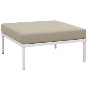 Modway Harmony Outdoor Patio Aluminum Ottoman - 1 of 4