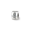 Black Bow Jewelry Sterling Silver Live, Love, Laugh Expression Bead Charm - 2 of 4