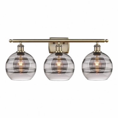 Rochester - 3 Light Bath Vanity In Industrial Style-10.88 Inches Tall and 28 Inches Wide