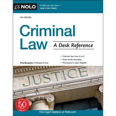 Criminal Law - 5th Edition by  Paul Bergman (Paperback)