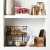 Stacking Wire Storage Basket Matte Black - Hearth & Hand™ with Magnolia - image 2 of 4