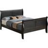 Passion Furniture Louis Philippe Full Sleigh Bed with High Footboard - 2 of 4