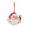 Kurt S. Adler 5.0 Inch Retro Wooden Santa Head Vintage Look Tree Ornaments - 4 of 4