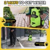 Unique Bargains 4000 PSI 2.6 GPM Power Washer with Angle-Adjustment Nozzle Foam Cannon Green - 4 of 4