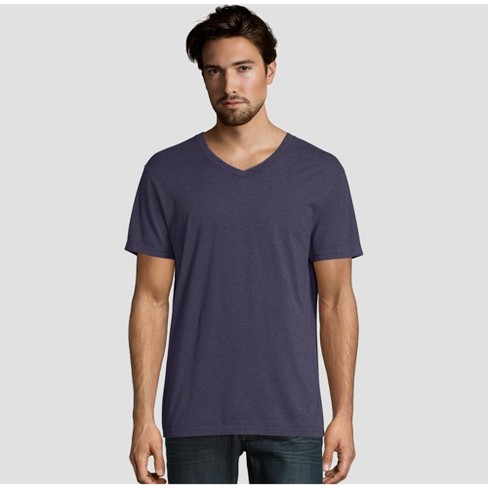 pijn Achterhouden Nauwkeurig Hanes Premium Men's Short Sleeve Black Label V-neck T-shirt - Navy L :  Target