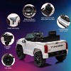 12V Licensed Toyota Tundra Kids Ride On Truck, Electric Car w/Remote Control, LED Lights, 3 Speeds, Suspension - 2 of 4