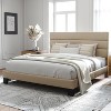 King Size, Platform Bed Frame with Fabric Upholstered and Wooden Slats Support, /No Box Spring Needed - 3 of 4