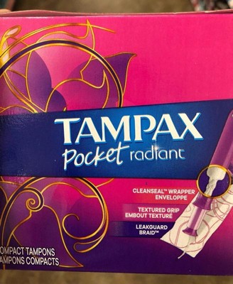 Tampax Radiant Super Plus Absorbency Tampons - 28ct : Target