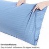 PiccoCasa Breathable Microfiber Soft Striped Enveloped Closure Body Pillowcases - 4 of 4